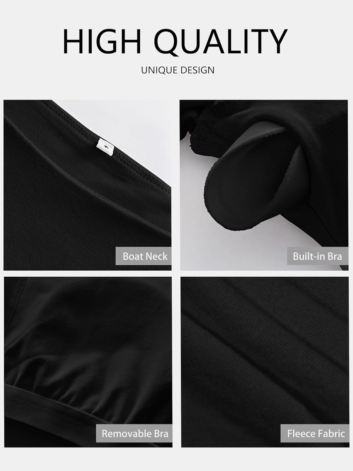 ANRABESS Womens Thermal Shirts Built-in Bra Long Sleeve Tops Boat Neck Fleece Slim Fitted Basic Tee 2025 Fall Winter Outfits - Image 6