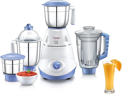 Butterfly Jet Elite Plus Mixer Grinder, 750W, 5 Jars, Grey