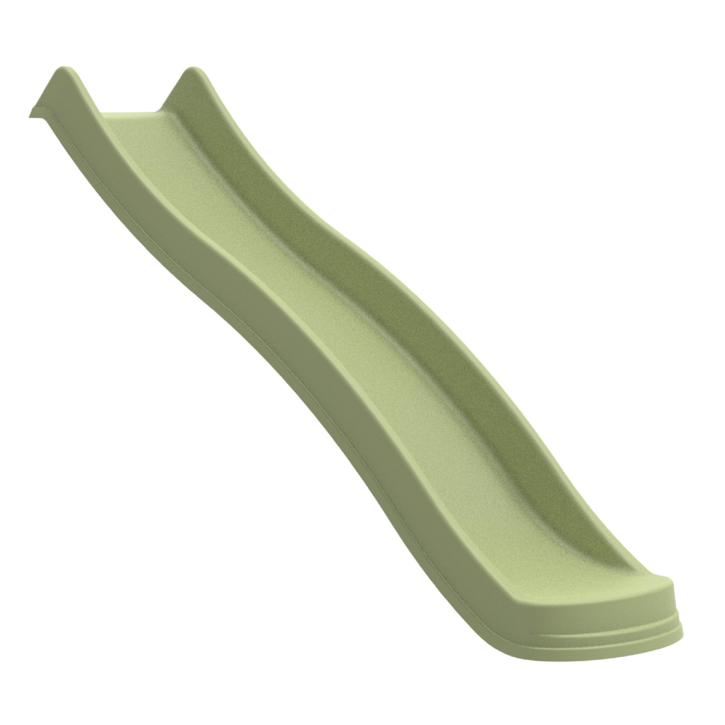 TP Toys Glissière de Toboggan Ondulée L220 Cm, H120 Cm, Vert Kaki, Ripple