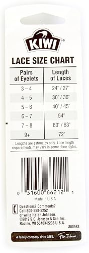 Vista 3 de SC Johnson Kiwi Outdoor Nylon Boot Laces, redondos, marrón, 0.8 oz