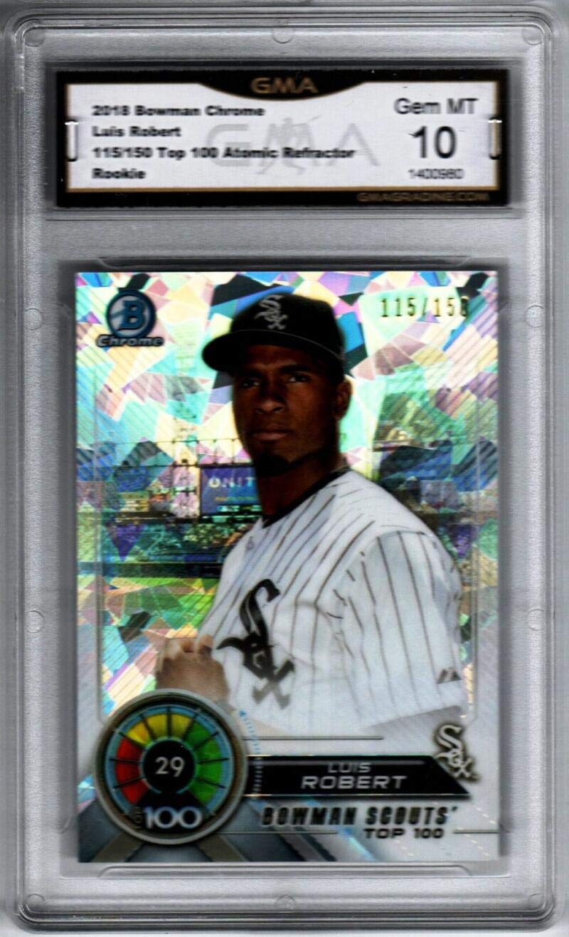 Luis Robert 2018 Bowman Chrome Atomic Refractor 1st Bowman