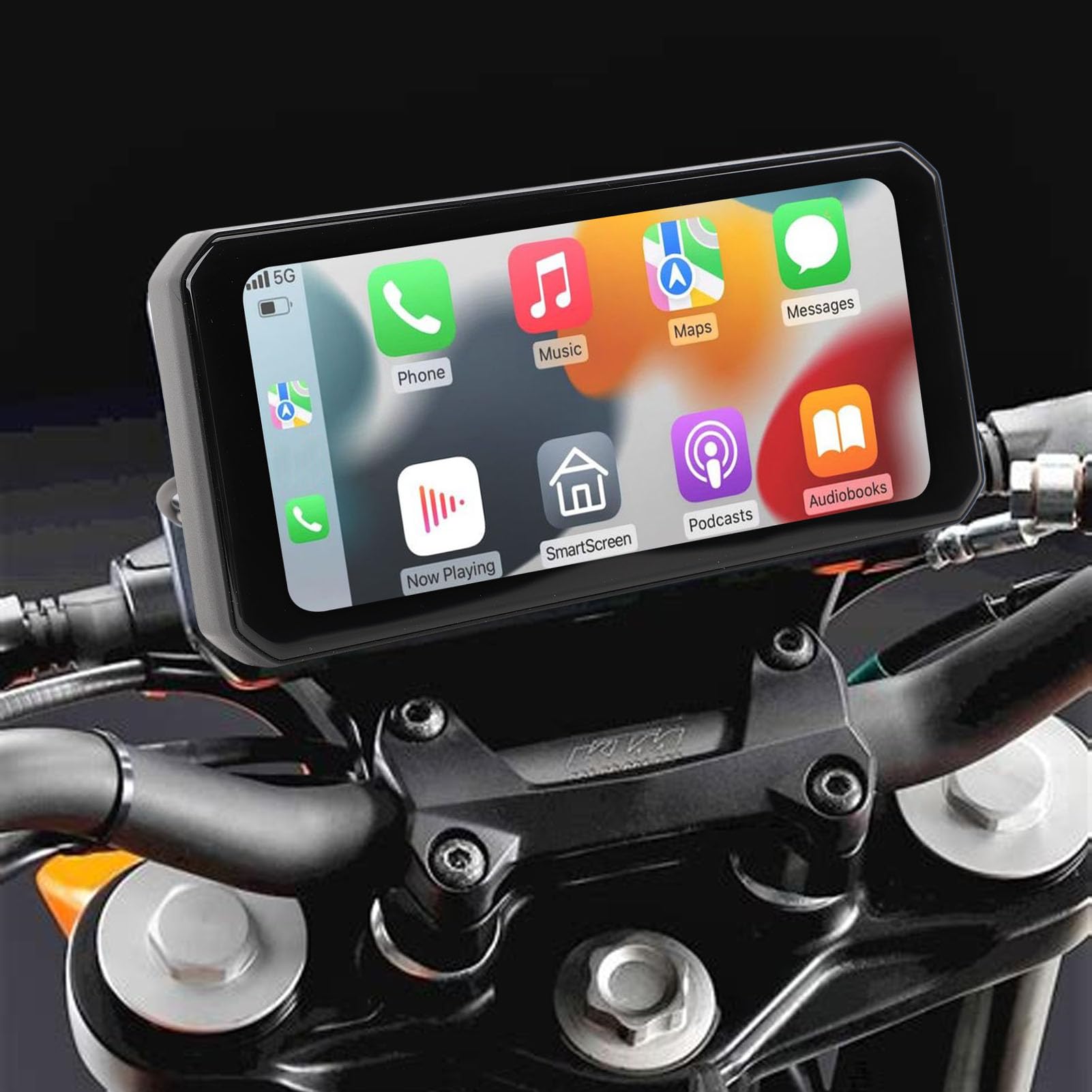 Cámara de Salpicadero para Motocicleta, Grabadora de Cámara Dual 1440P, Resistente Al Agua IP67 con Monitoreo de Presión de Neumáticos, Pantalla de 6,25 Pulgadas
