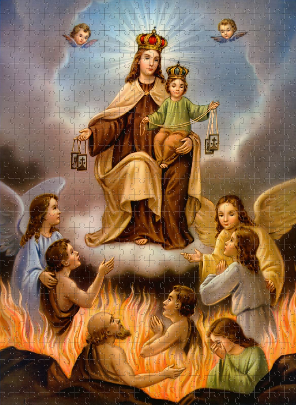 Puzzle 3000 pezzi Puzzle angeli religiosi Puzzle regali per bambini e adulti