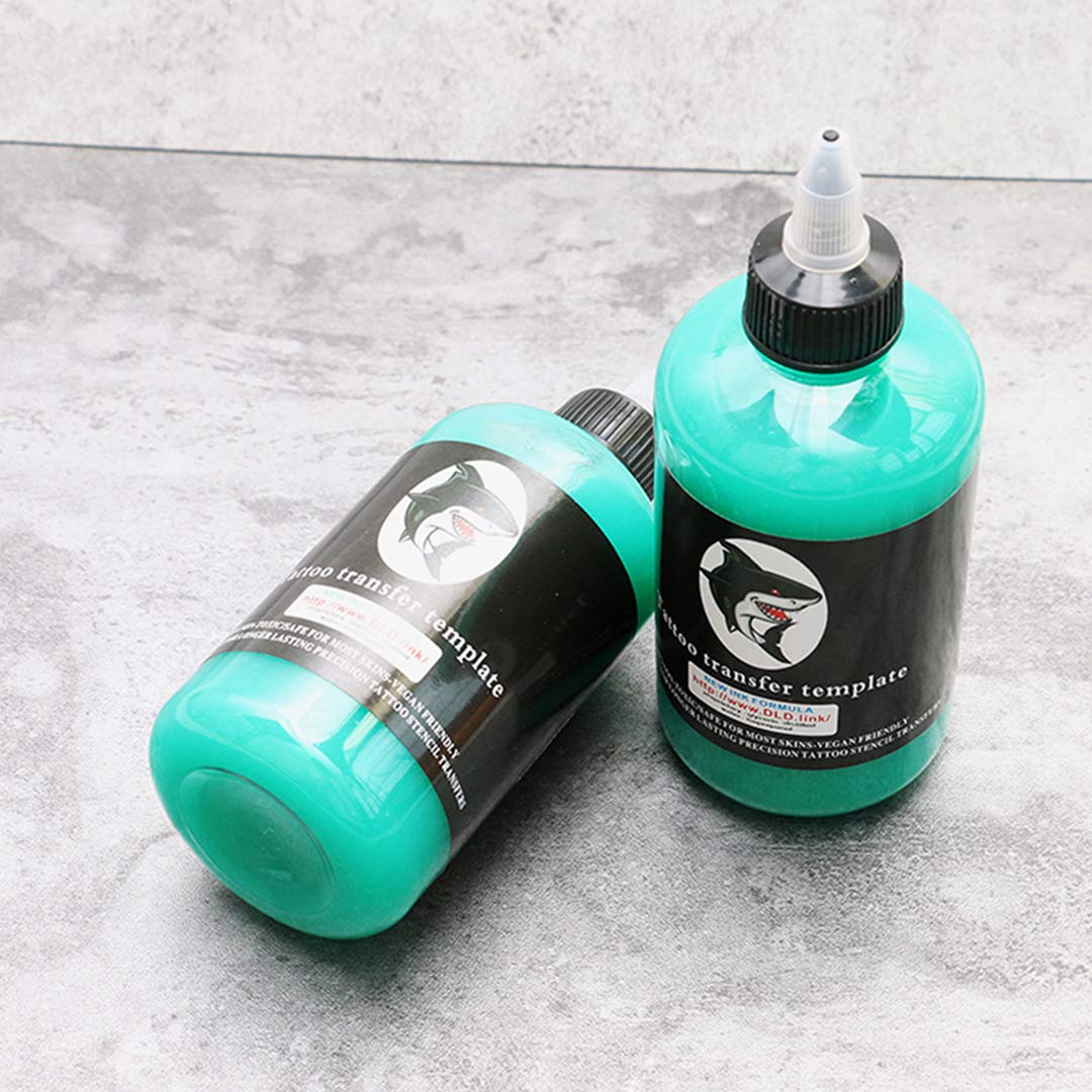 Buy DLD Tattoo Transfer Gel Stencil Solution 8oz Formula Dark & Clean