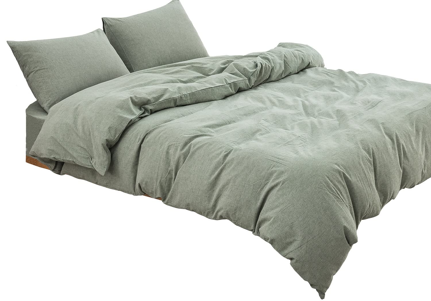 Amazon｜【掛布団カバークイーン1枚、枕カバー2枚】オーガニック