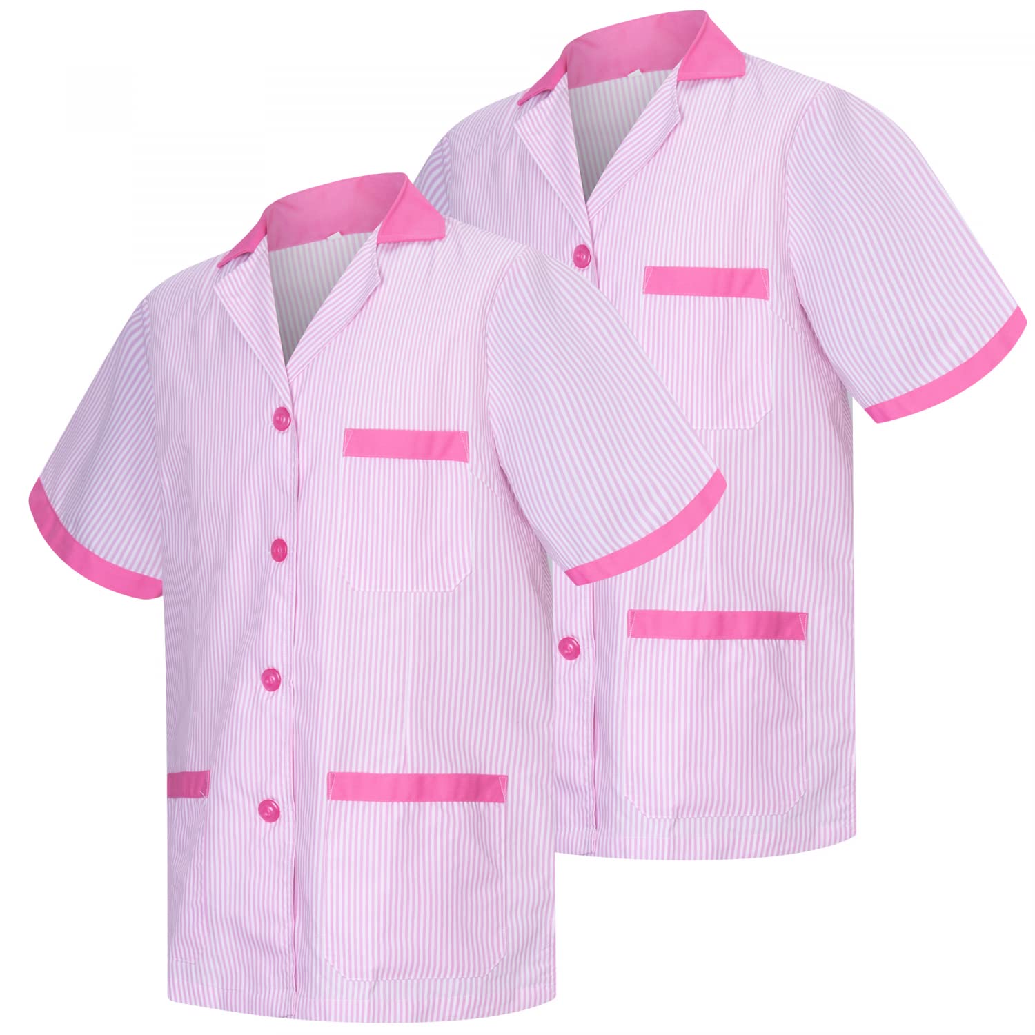MISEMIYA - Paket 2 Einheiten - Medizinische Uniformen Unisex Top Krankenschwester Krankenhaus Berufskleidung W820