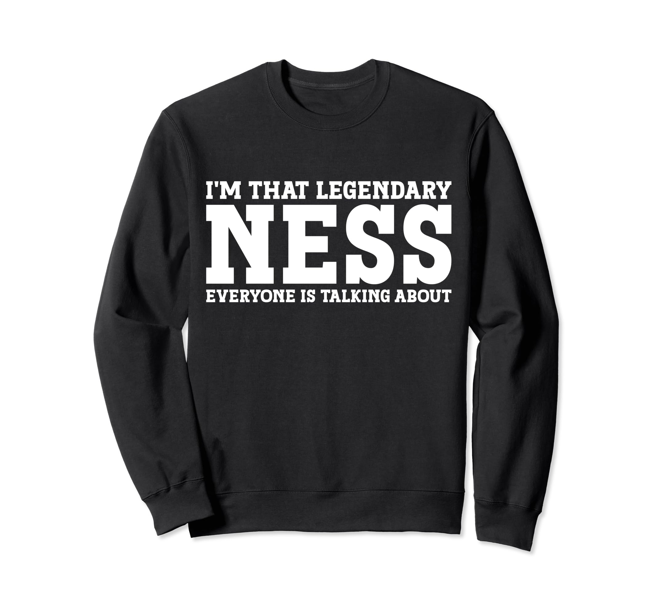 Ness Surname Funny Team Family Last Name Ness Sweatshirt