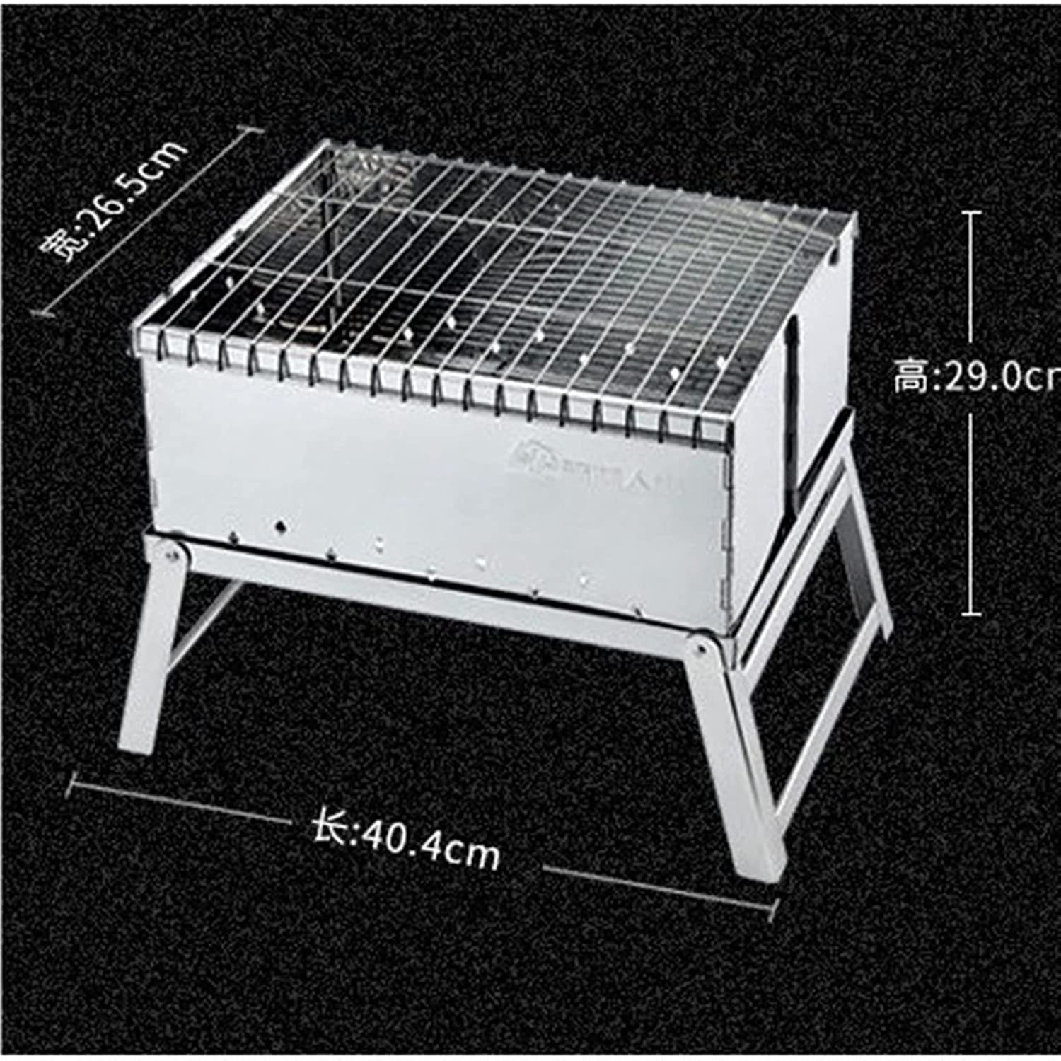 Grill Gazowy Ze Stali Nierdzewnej Mini Grill Na Węgiel Drzewny Przenośny Składany Grill Ogrodowy, Grille