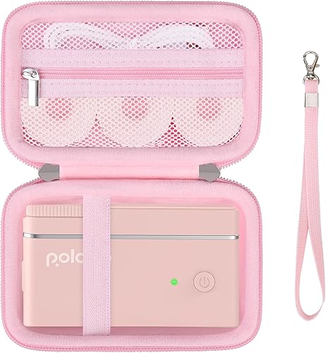 Supmay Estuche rígido de transporte para cámara de película Kodak M35 de 1.378 in, funda protectora de viaje con bolsillo de malla con cremallera