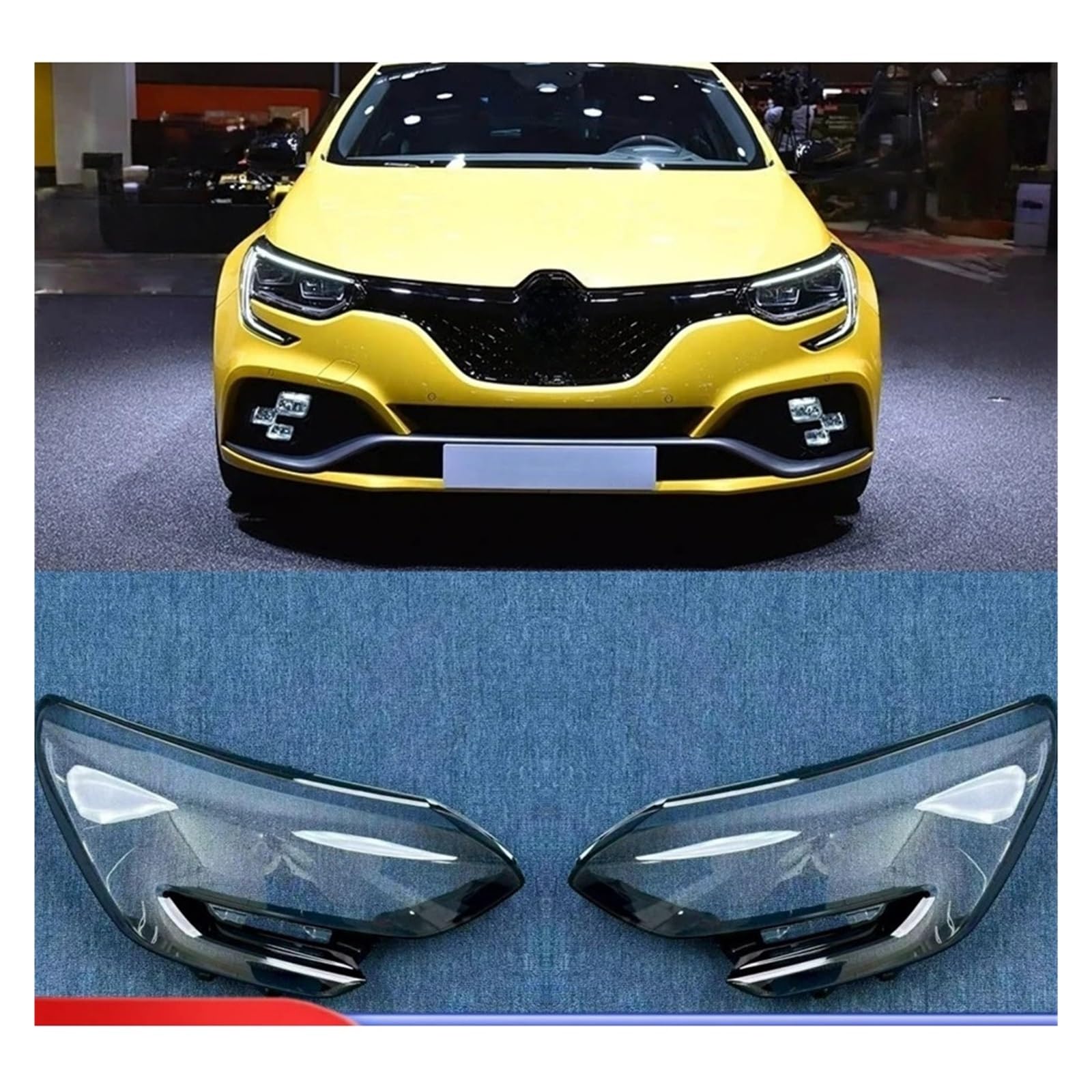 Auto Scheinwerfergläser Für Megane 2015–2023 Scheinwerferabdeckung