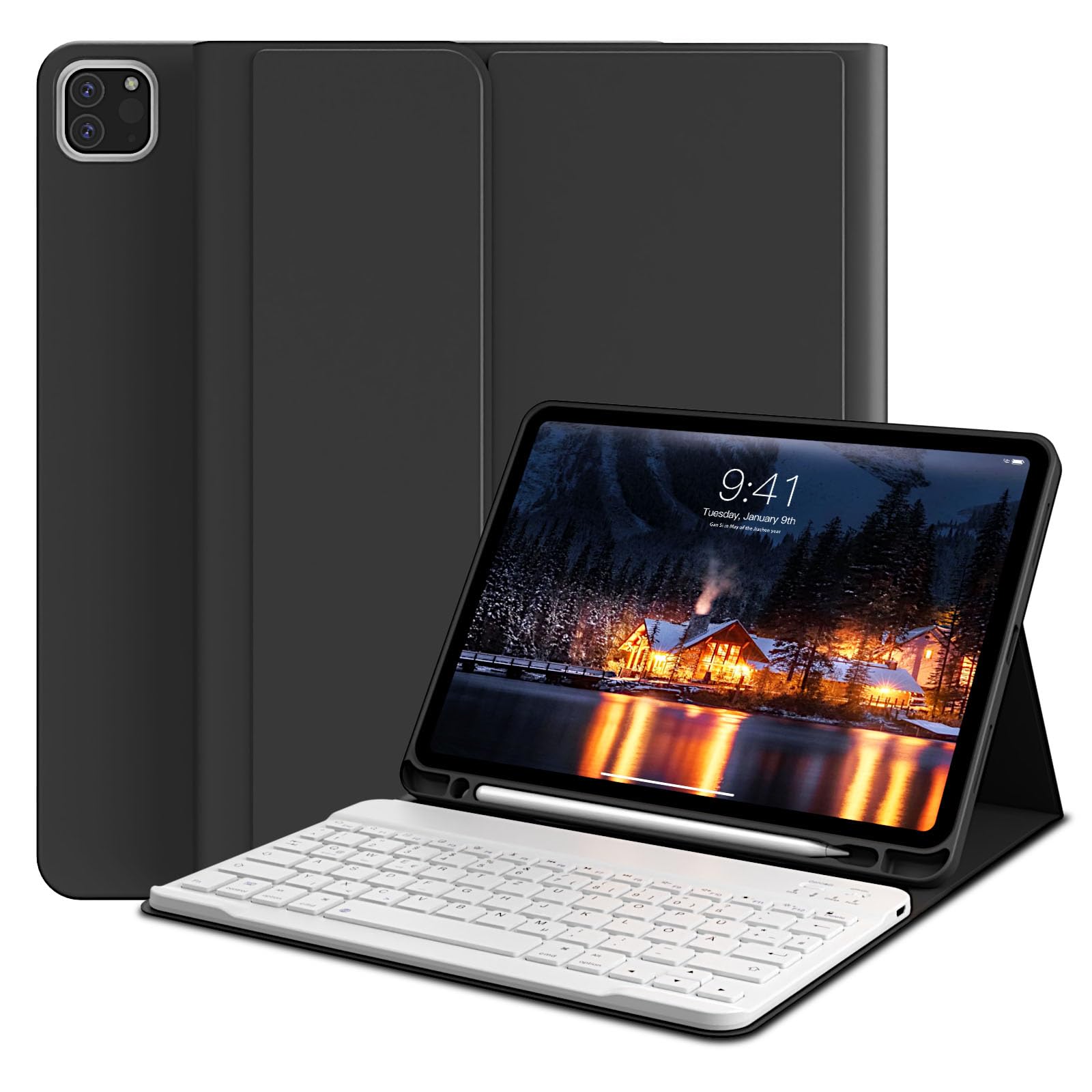 GKABXY iPad Pro 11 4th/3rd/2nd Generation 2022/2021/2020 Keyboard