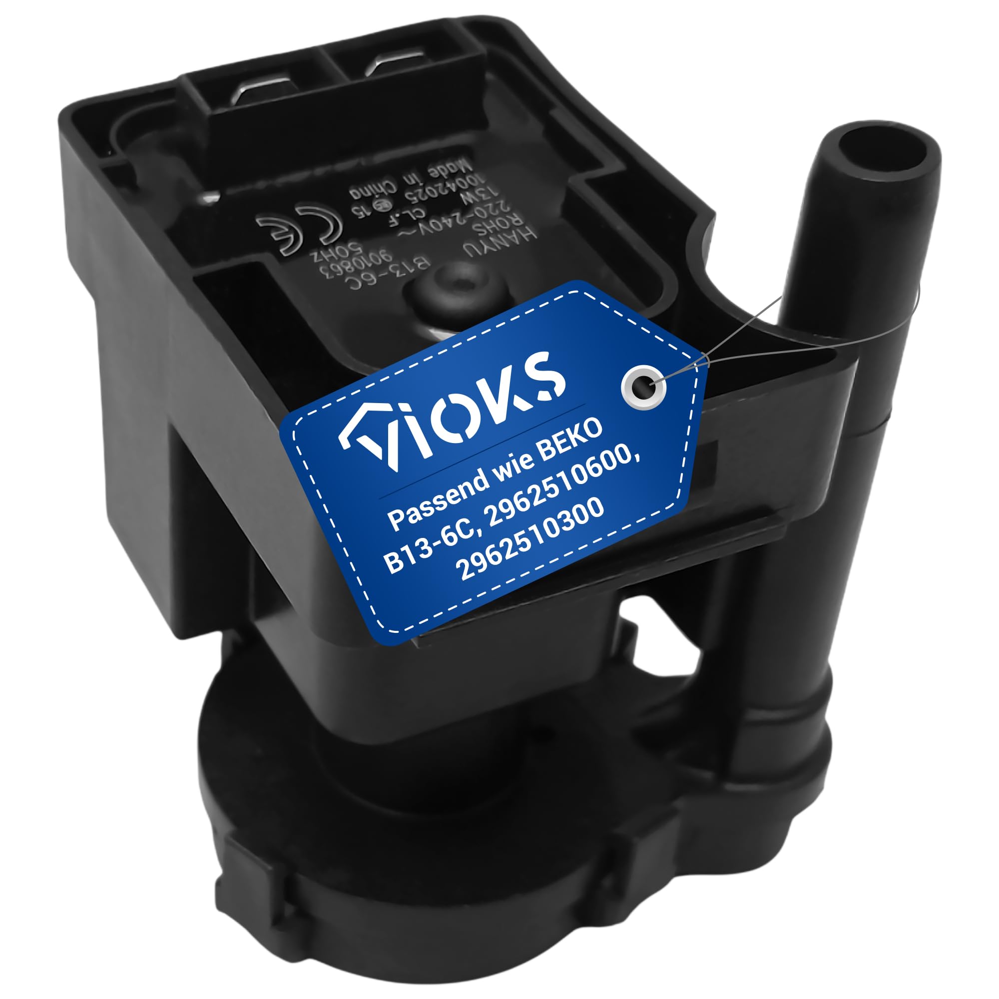 VIOKS Kondensatpumpe Trockner 13W Ersatz für Beko Blomberg Arcelik 2962510300 Hanyu B13-6B B13-6C Kondenswasserpumpe Pumpe für DCU DNM DPU DPY DPS DTB DTG Wärmepumpentrockner Wäschetrockner - 1