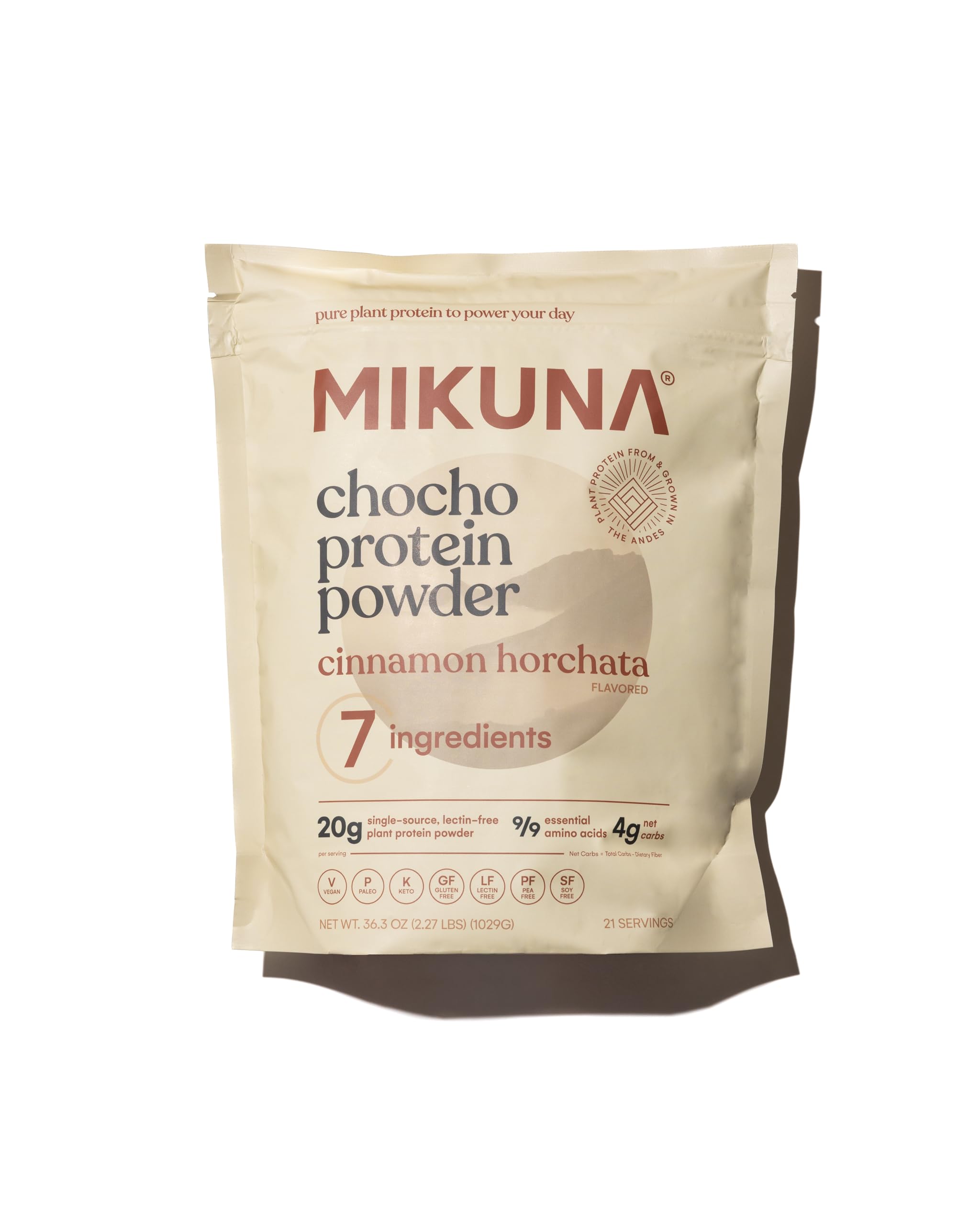 Mikuna Cinnamon Horchata Chocho Protein Powder, 36.3 OZ | Grocery