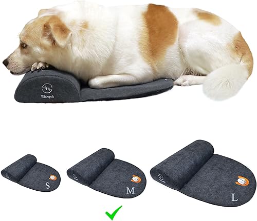 Almohada para perros y gatos medianos, beneficio para vértebra cervicalcuello, fácil de transportar cuando viajas, con espuma de alta resistencia,
