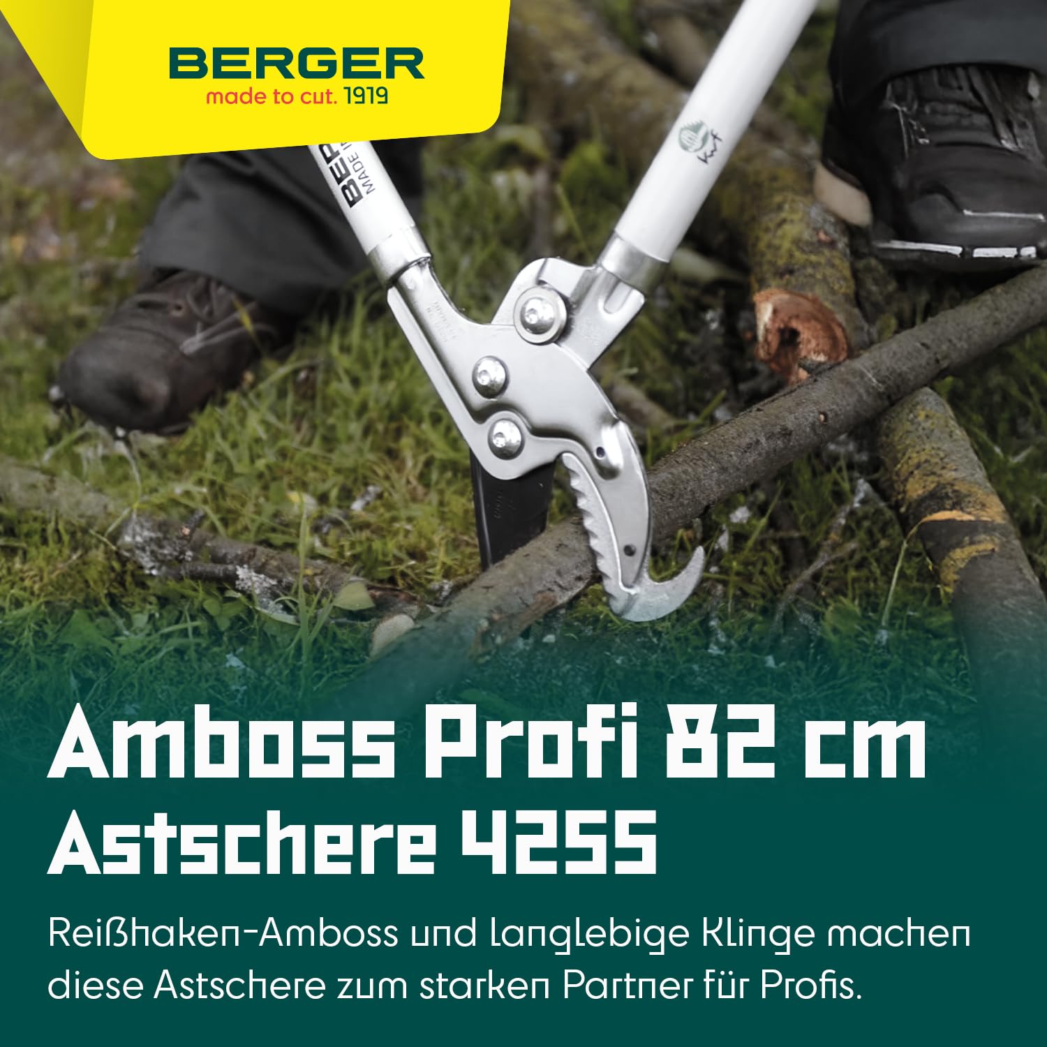 BERGER Amboss Astschere 4255 | Profi-Astschere