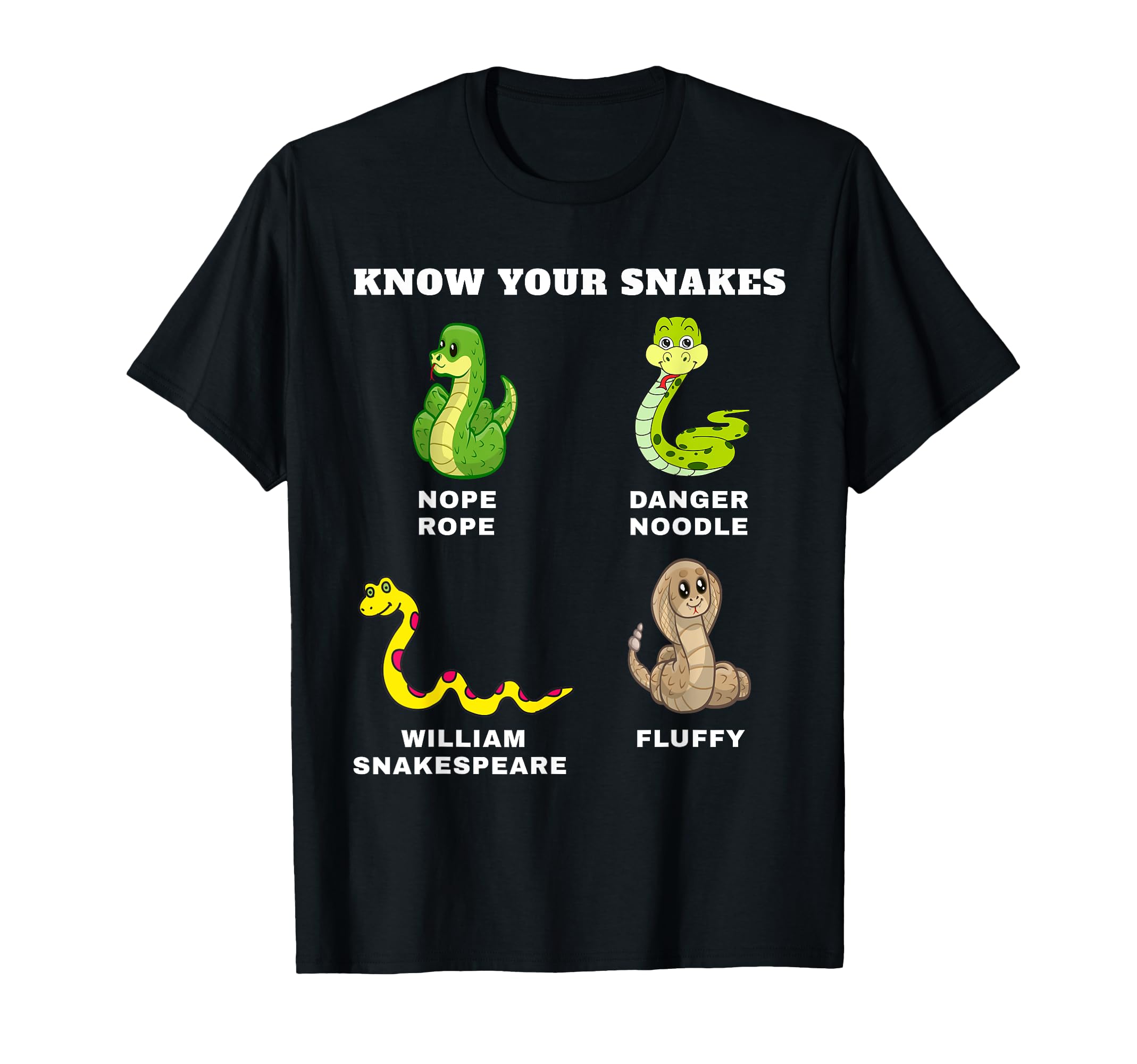 Danger Noodle Snake T-Shirt - Funny Reptile Pun Graphic Tee For Men & Women
