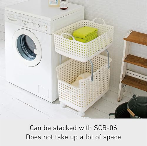 Miniatura 4 de Like-It SCB-7 - Cesta plástica para lavandería, 10 x 14 x 18 pulgadas (alto x ancho x profundidad)