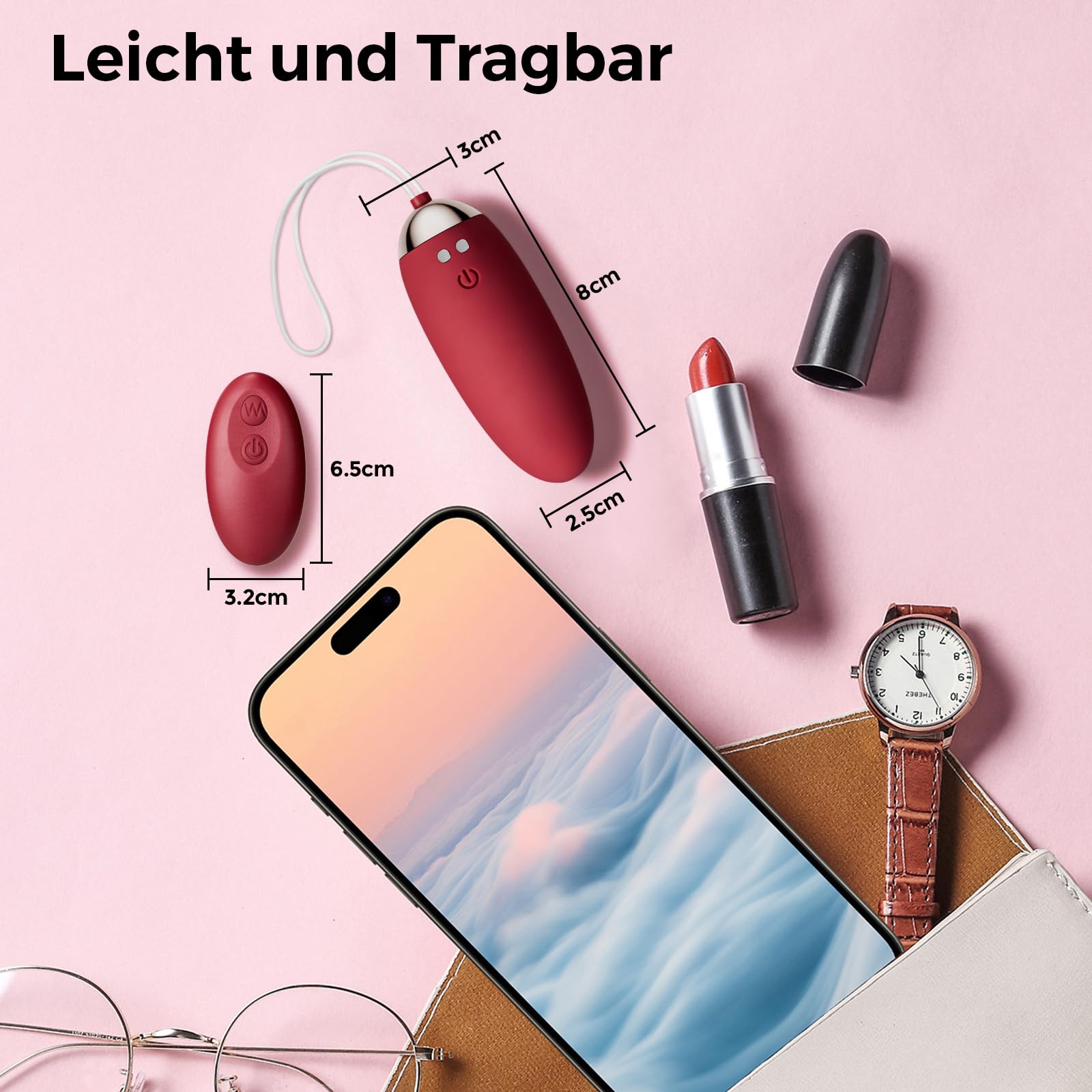 Ovetto Vibrante Donna telecomando Vibratore Telecomando-Sexytoysys Giochetto sessuale per coppie Vibratore con telecomando Palline d'amore-Ovetto Vibrante con telecomando, Comando a distanza
