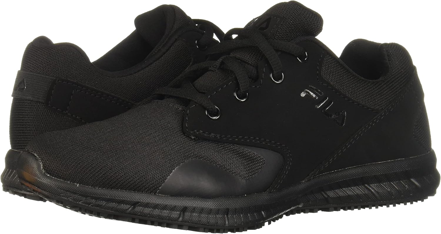 Fila Women's Work Health Care Professional Shoe, Black/Black/Black, 8 Wide : Clothing, Shoes & Jewelry