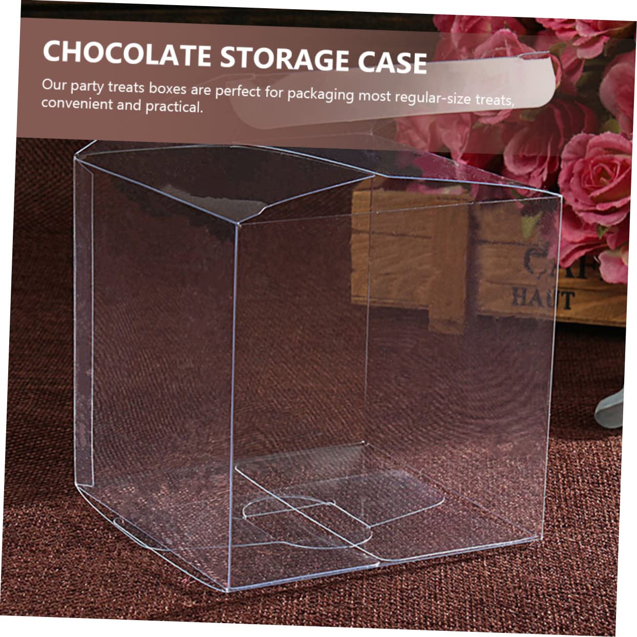 Ciieeo Scatole Regalo Trasparenti in Pvc 20pezzi Confezione per Dolci e Compleanni Eleganti