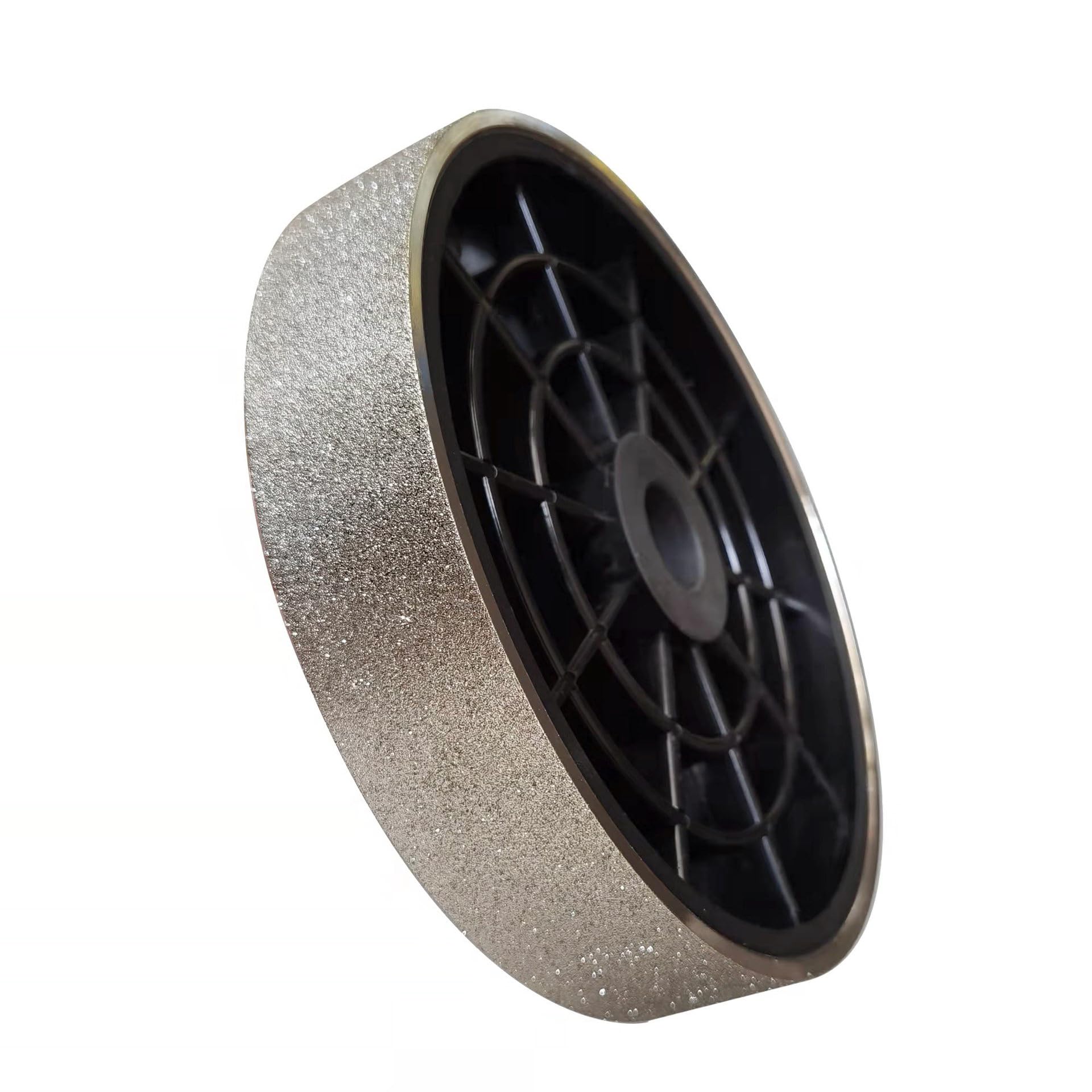 1 muela de diamante de 8" for pulido de gemas - Grano 600, eje de 1", compatible con diversos materiales duros