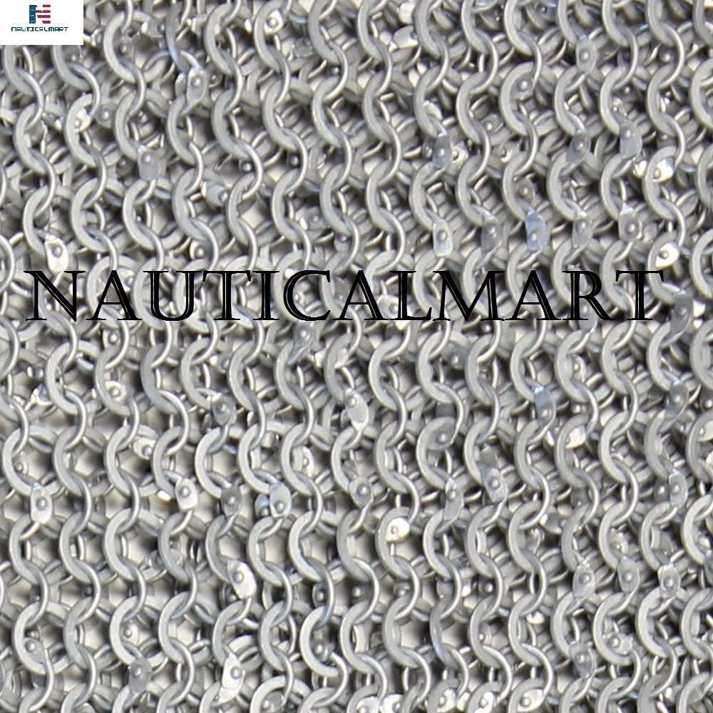 NauticalMart Re-Enactment Aluminum Hauberk Chainmail Ex-Large