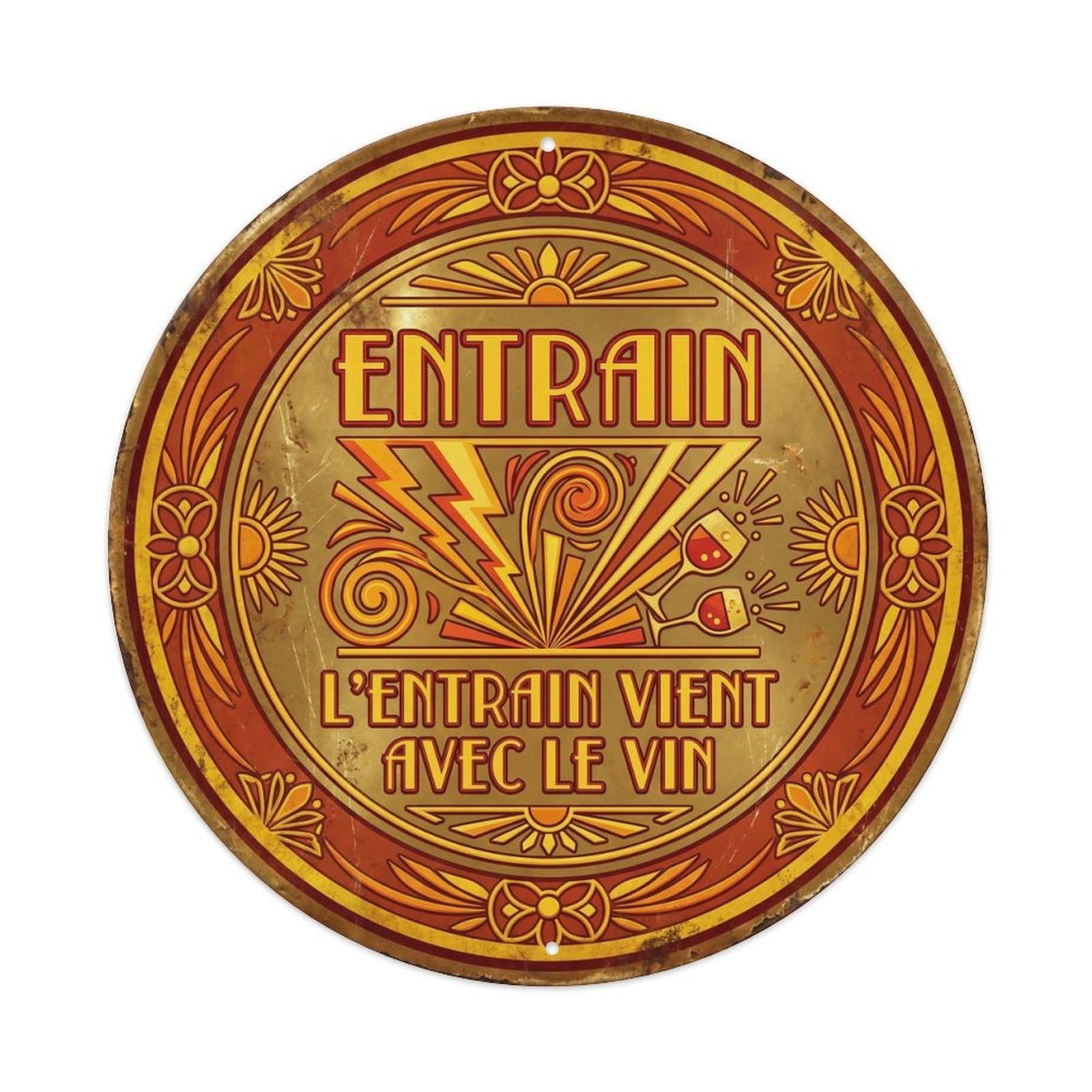 Zest Humorous Bistro Zest Metal Tin Sign