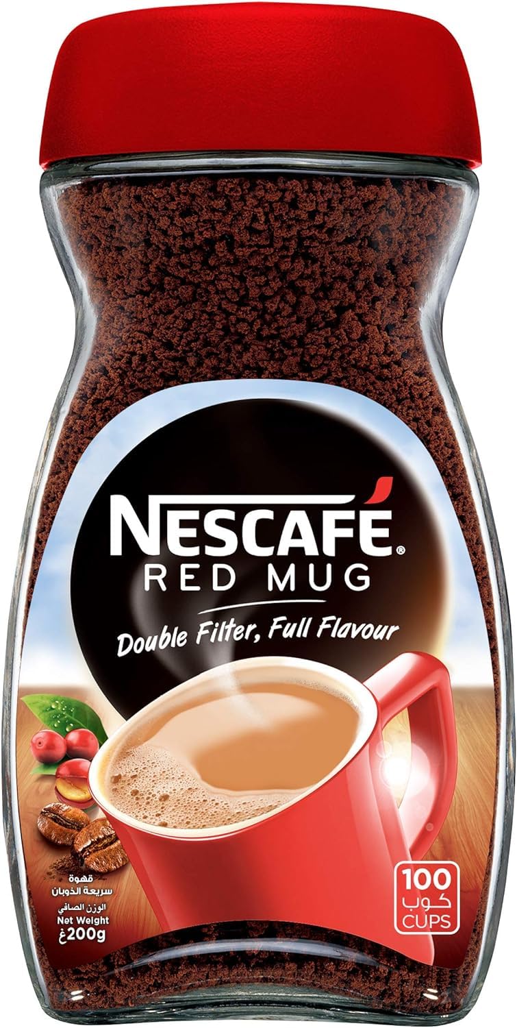 Nescafae Red Mug Rich Aroma And Intense Double Filter Full Flavour Instant Coffee 100gm (B0CTFPTZR6) Amazon Price History, Amazon Price Tracker