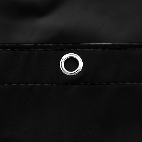 Vista 43 de Barossa Design - Forro de cortina de PEVA para ducha, calidad prémium, sin olor químico, no contiene PVC ni BPA, ligero, tamaño estándar, con 3 Gris