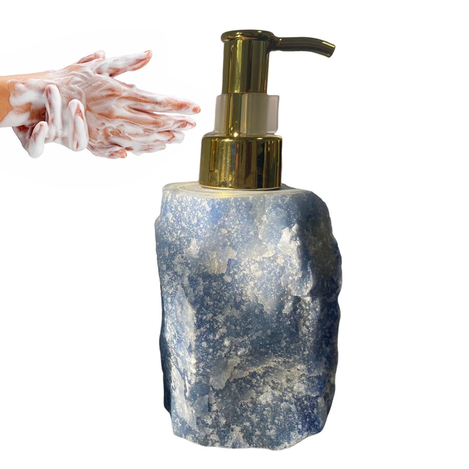Flacon de presse à gel douche et distributeur de savon en pierre naturelle