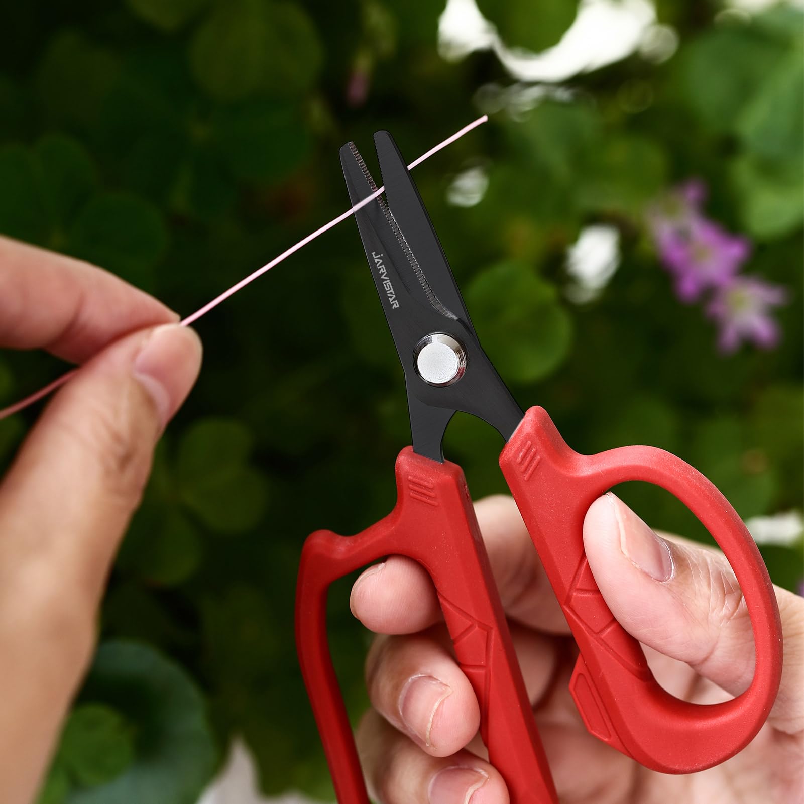 JARVISTAR Tijeras de Pesca 12cm Acero Inoxidable para Agua Salada y Dulce