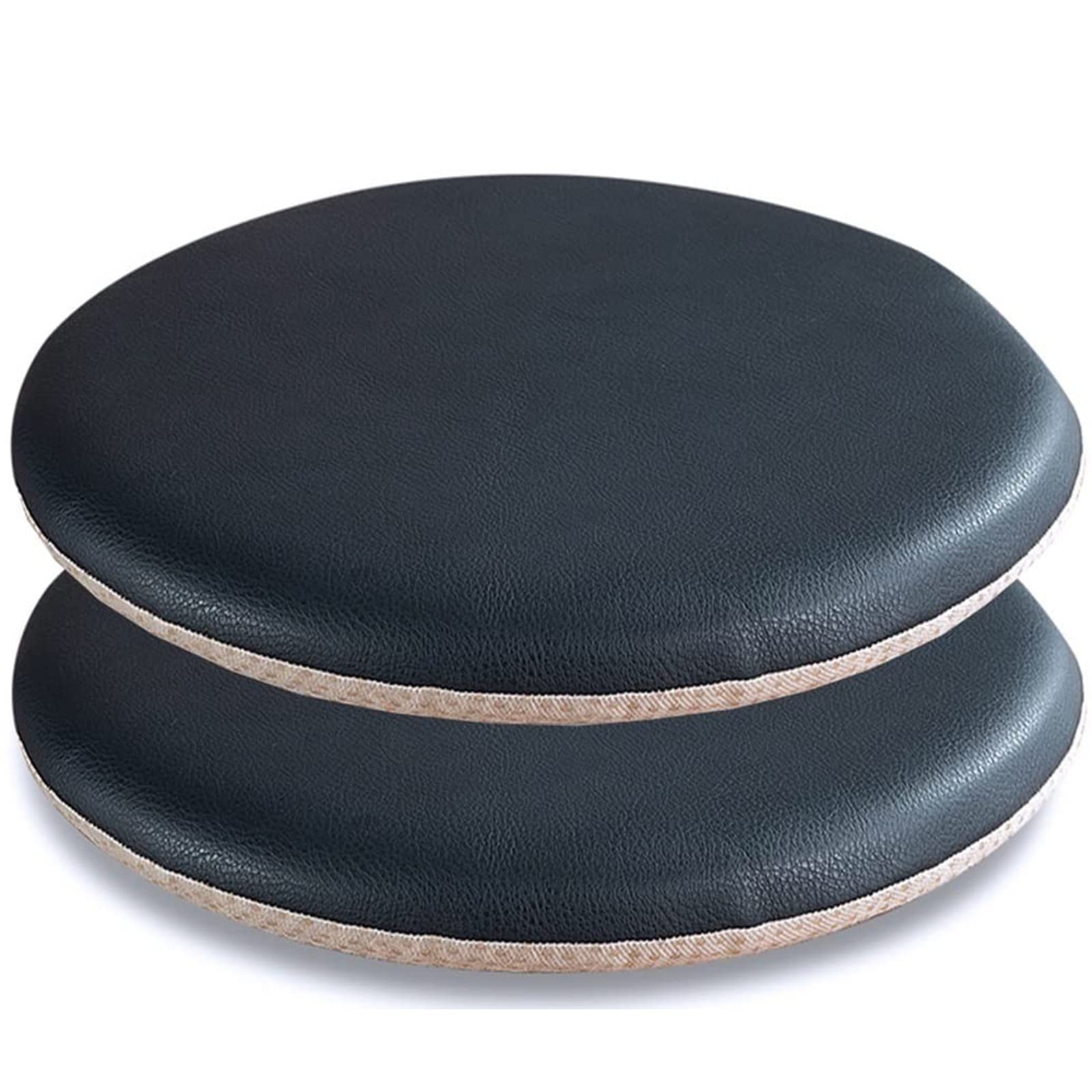 Mousse à mémoire de forme pour cette housse de siège ronde 38 cm en cuir lavable amovible