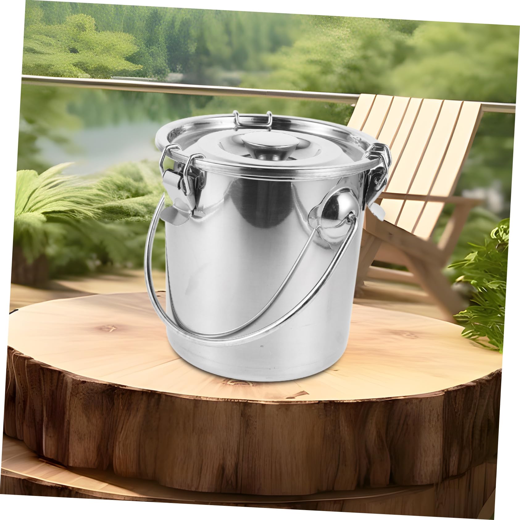 Edelstahlbehälter mit Deckel Luftdicht und Auslaufsicher 3l Edelstahl für Kaffeeaufbewahrung Haushalt und Outdoor Abenteuer