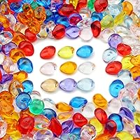 Vista 1 de PMLAND 370 piezas de piedras acrílicas transparentes de 0.631 pulgadas, dispersión de mesa, boda, novia, baby shower, decoración de fiesta, rellenos