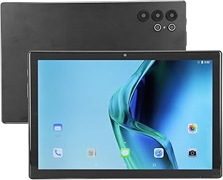 Zunate 10.1 Inch Android 11 Tablet, Octa Core Dual SIM Dual Standby Tablet, 8GB RAM, 128GB ROM, Front 8MP & Rear 13MP Camera, WIFI, BT, 8800mAh Battery (Black)