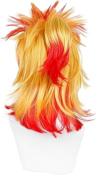 Amazon.co.jp: 鬼滅の刃 かつら コスプレ ウィッグ コスチューム