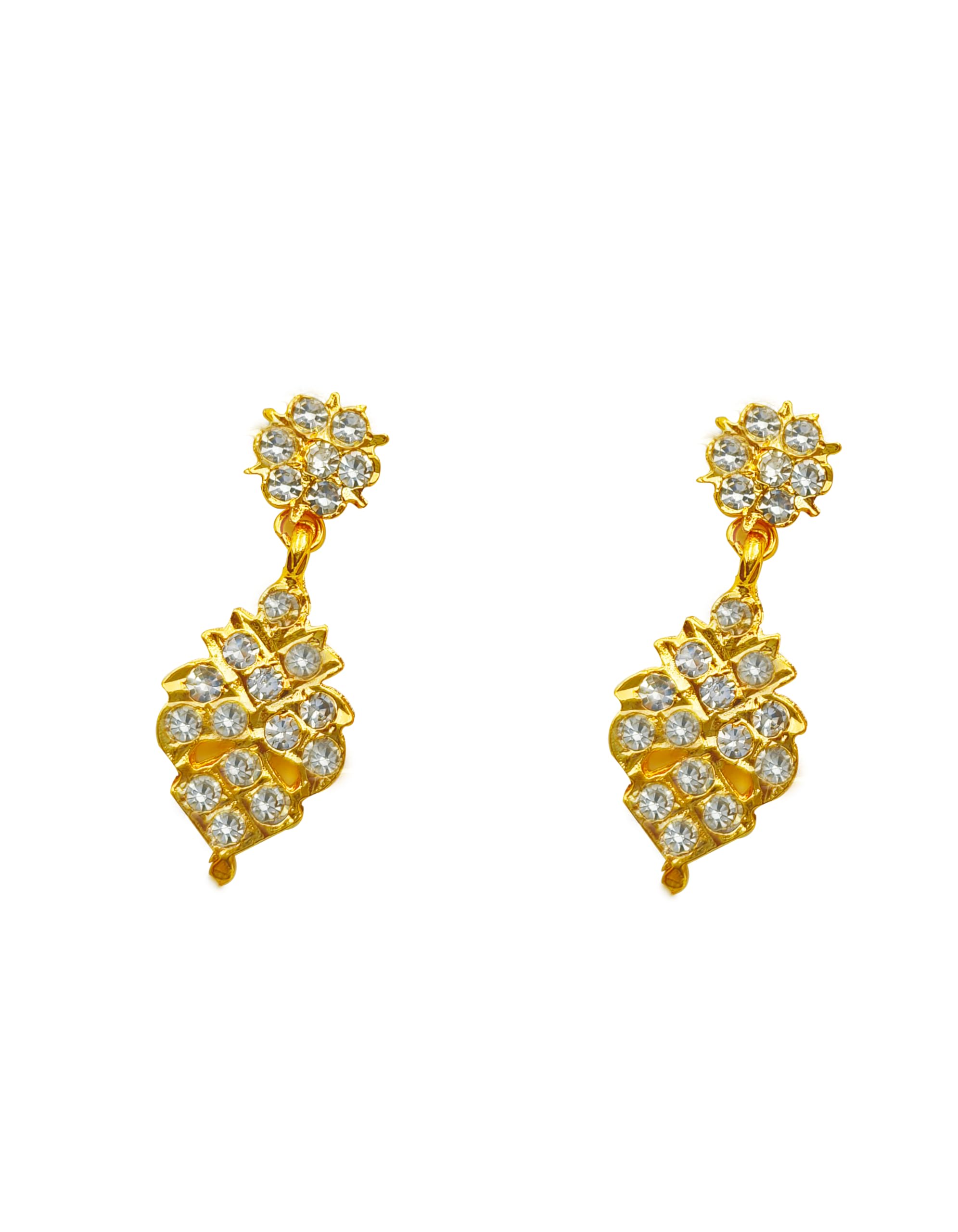 Panachee 1 Gm Gold Coated Ad Stones Studded One Gram 1 Gm Gold American Diamond Semi Precious Stones Stud Earrings For Women And Girls For Party. (B0CZ11C4T6) Amazon Price History, Amazon Price Tracker