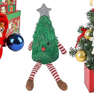 Christmas Doll, Christmas Tree Plush Figure, Soft Decorative Figures, Festive Gift Idea for Children's Room, Desk Decoration, Home Accessories