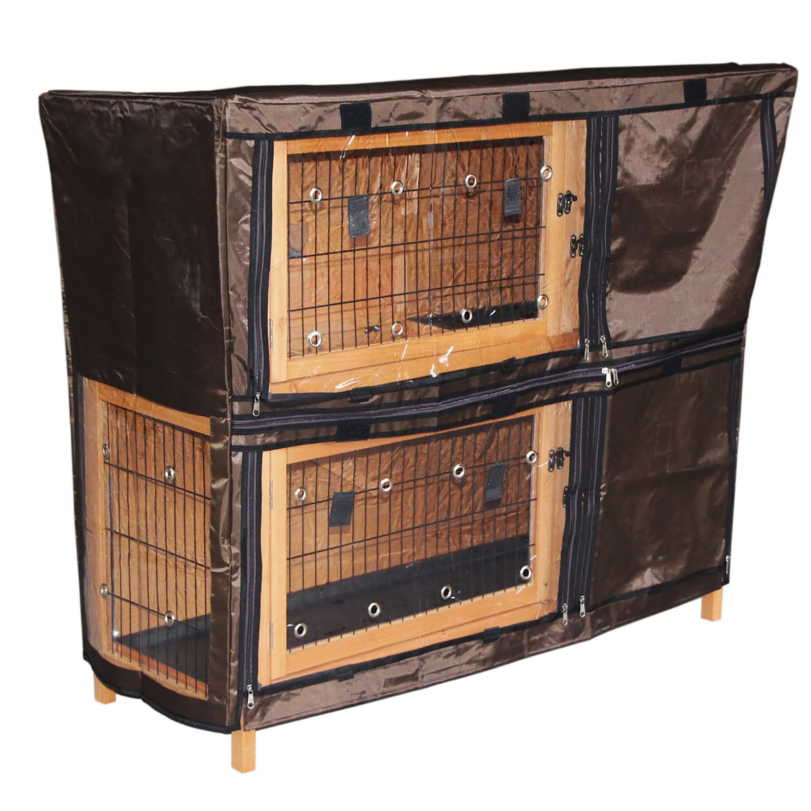 Actiaspet - Waterproof Rabbit Hutch Cover for 2 Tier 4ft for Hutch FED21339