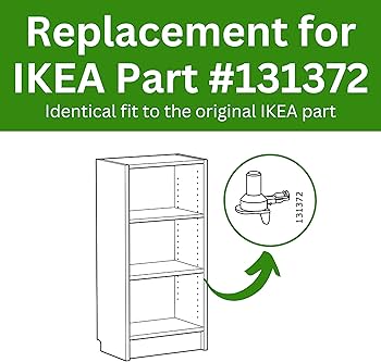 Amazon.co.jp: Billy ブックシェルフピン | IKEA パーツ#131372の交換