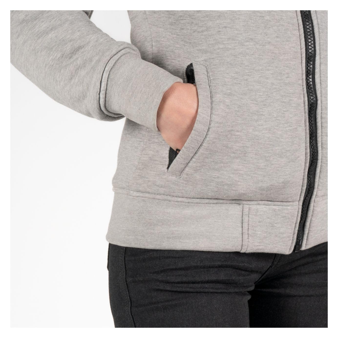 Sweat moto FLEEZ LADY Femme Homologué EN17092 A Mi-saison 42 | matière renforcée