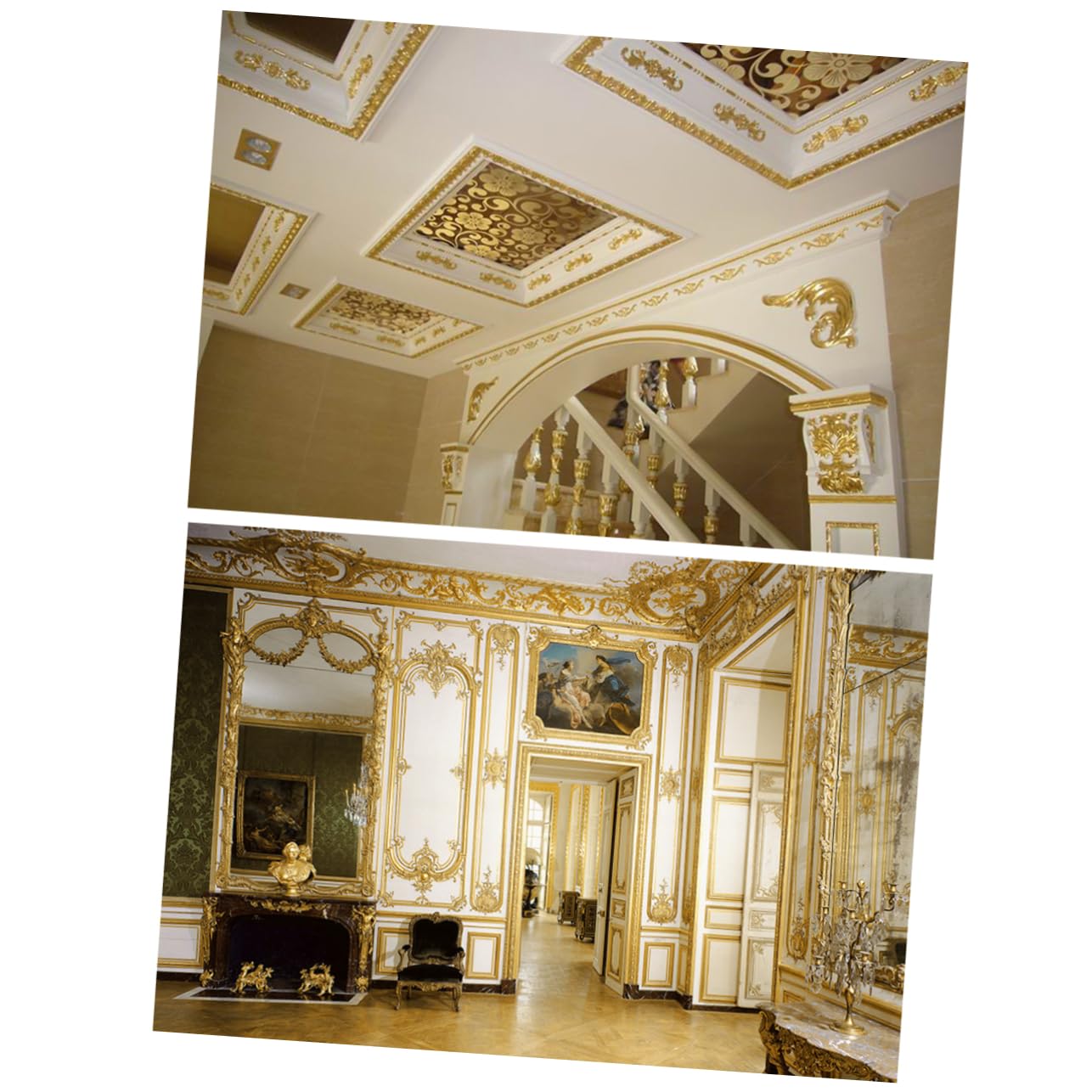 HOODANCOS Decorative Gold Sheet for Sheets of Imitation Leaf 14x14cm Leaf Sheets Enhance Your Crafts Patent