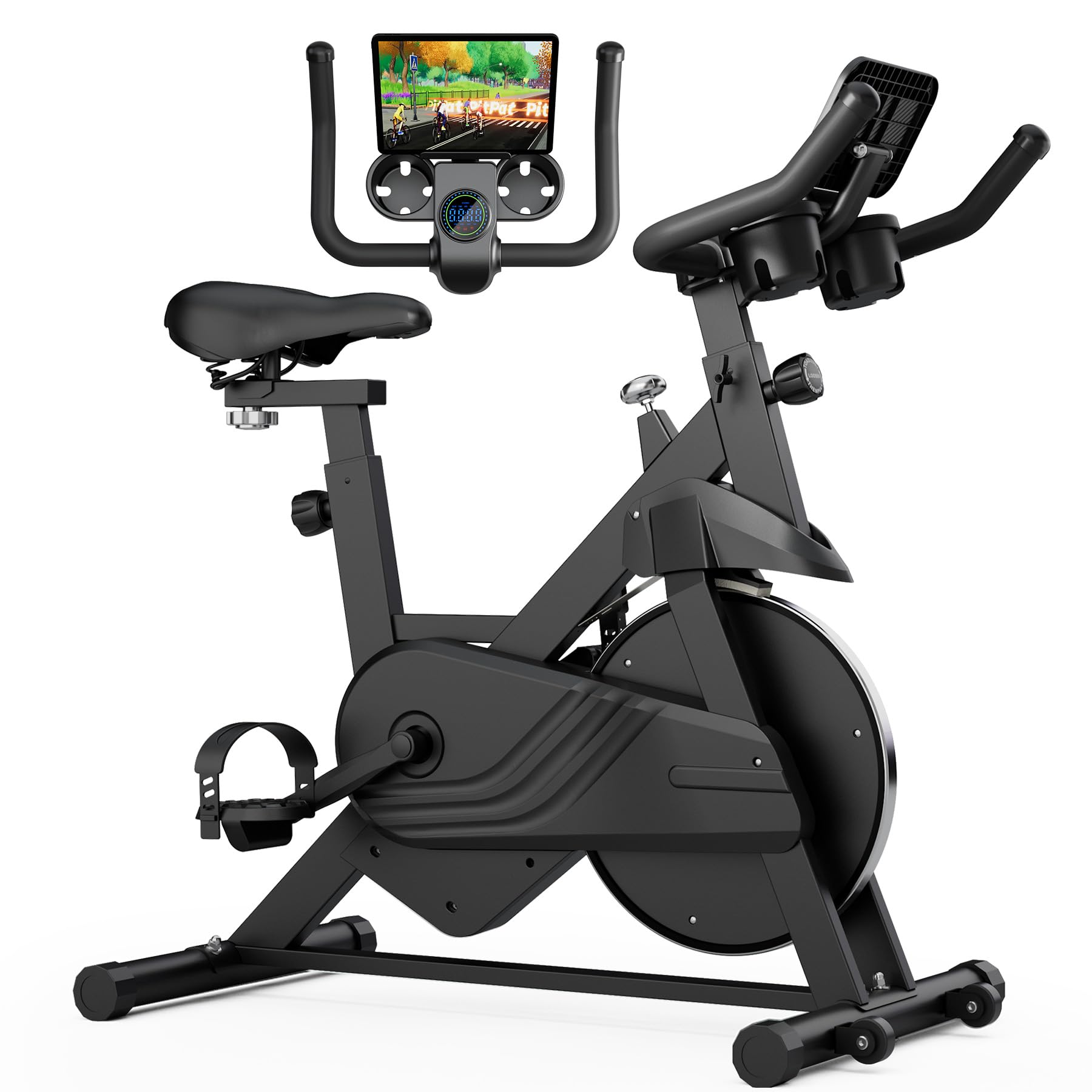Lacuffy Vélo d'Exercice d'Intérieur avec Écran LCD, Vélo d'Appartement Lacuffy Vélo d'Exercice d'Intérieur avec Écran LCD, Vélo d'Appartement