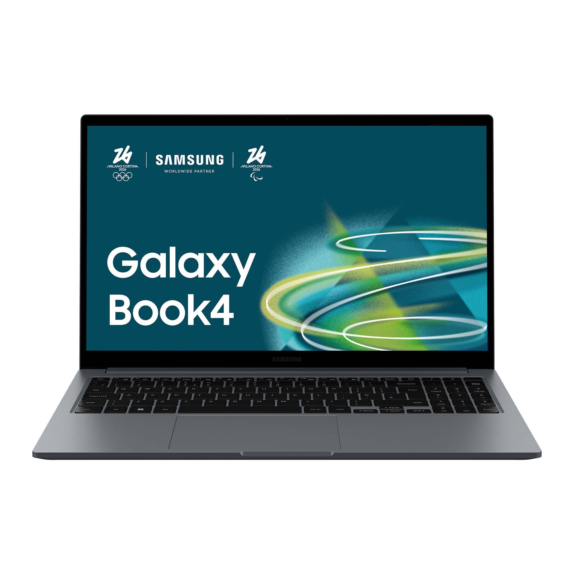 Samsung Galaxy Book4, 3 anni di garanzia, Processore Intel Core 7, 16GB RAM, 1TB, Laptop 15.6" LED IPS Full HD, Windows 11 Home, Gray [Versione Italiana]