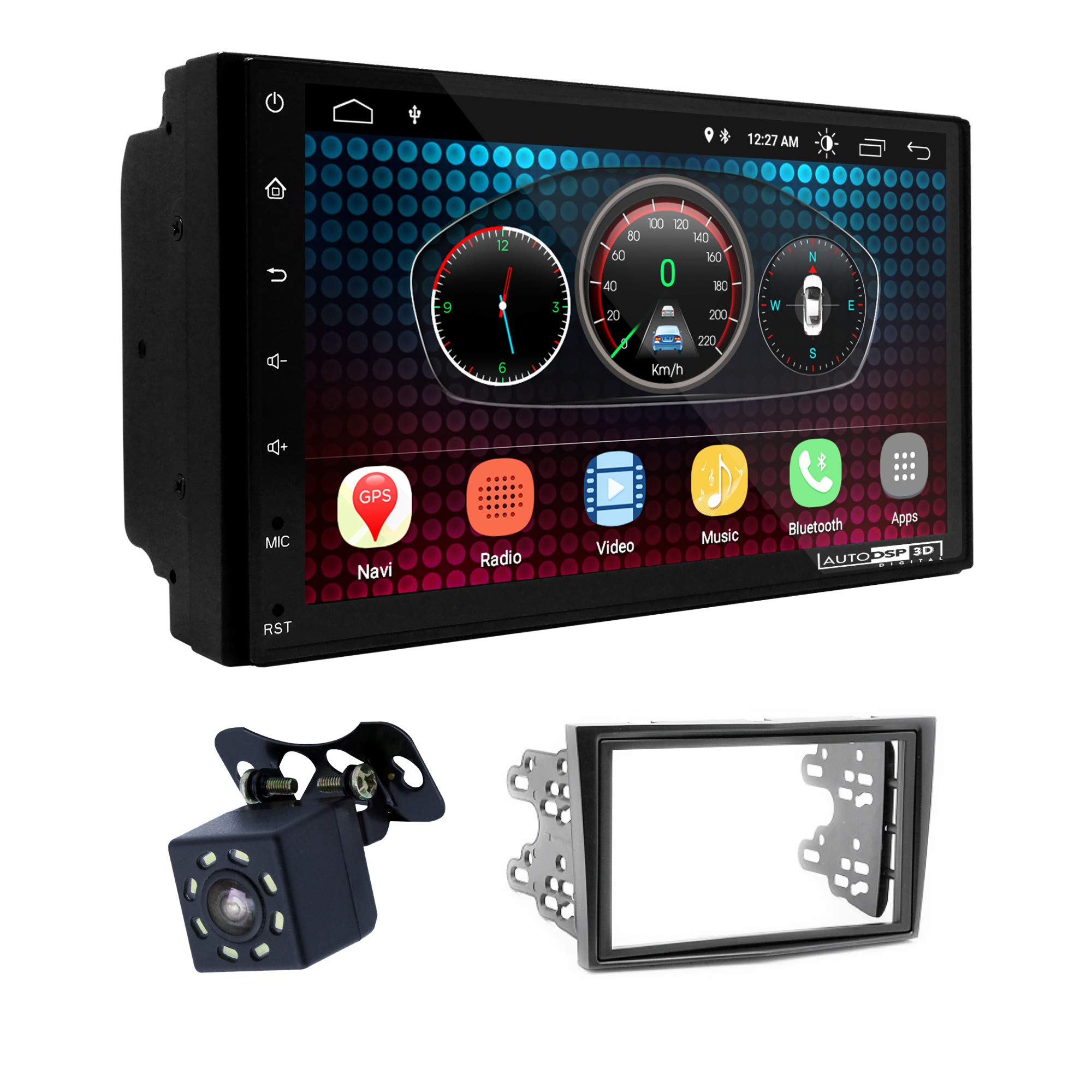 UGAR EX6 7" Android 6.0 DSP Car Stereo Radio Plus 11-028 Fascia Kit Compatible for OPEL Astra (H) 2004-2010; Antara, Corsa (D) 2006+; Zafira (B) 2005-2012 / Daewoo Winstorm 2008-2011 / GMC Terrain…