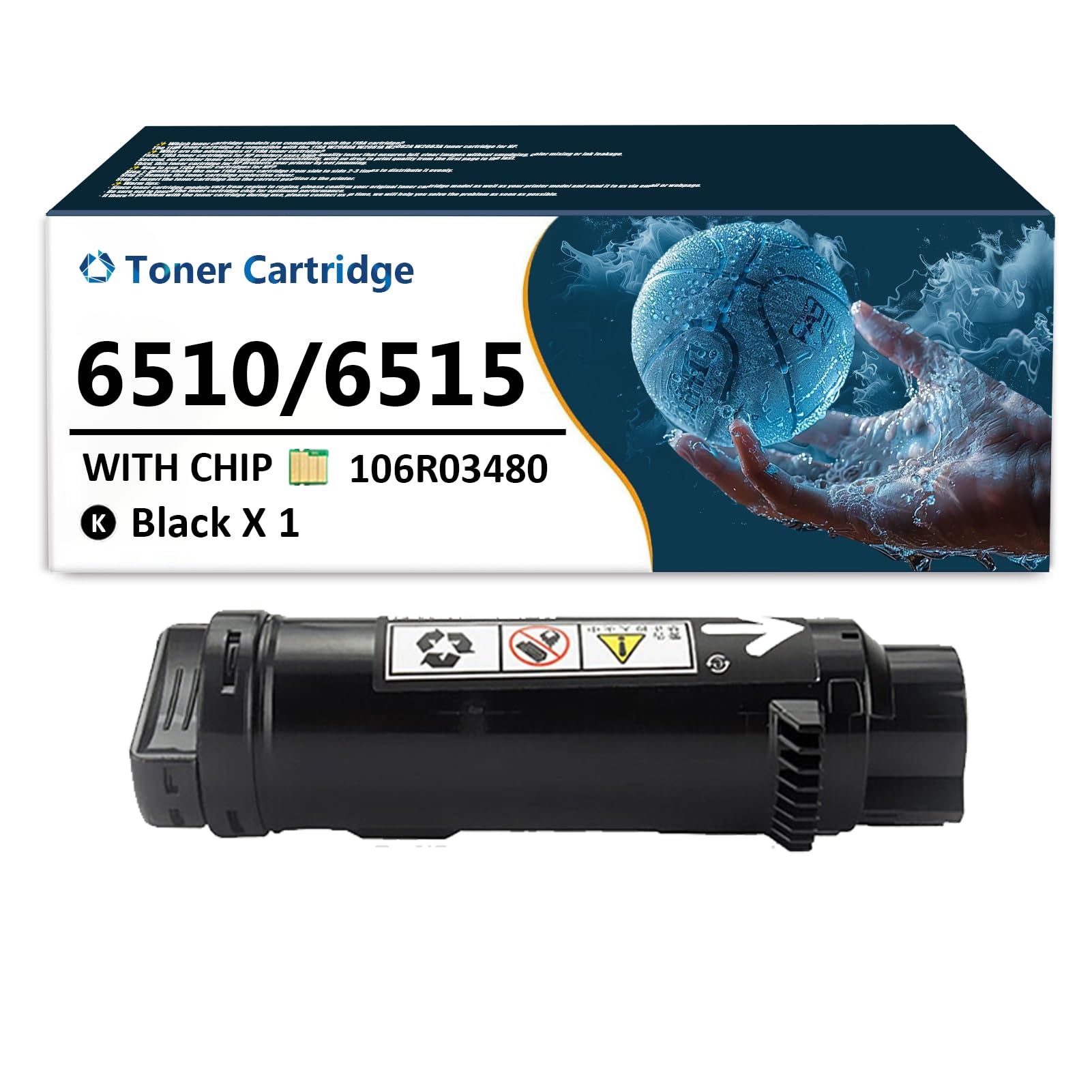 Kit Tambour compatible avec Xerox Phaser 6510/WorkCentre 6515 (108R01420) - Noir -48 000 pages