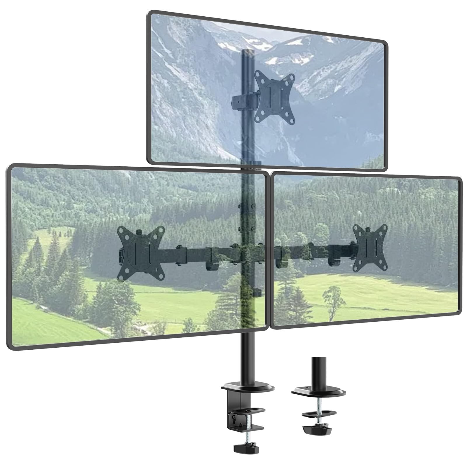 Amazon.co.jp: WORLDLIFT モニターアーム 3画面 17～35インチ対応