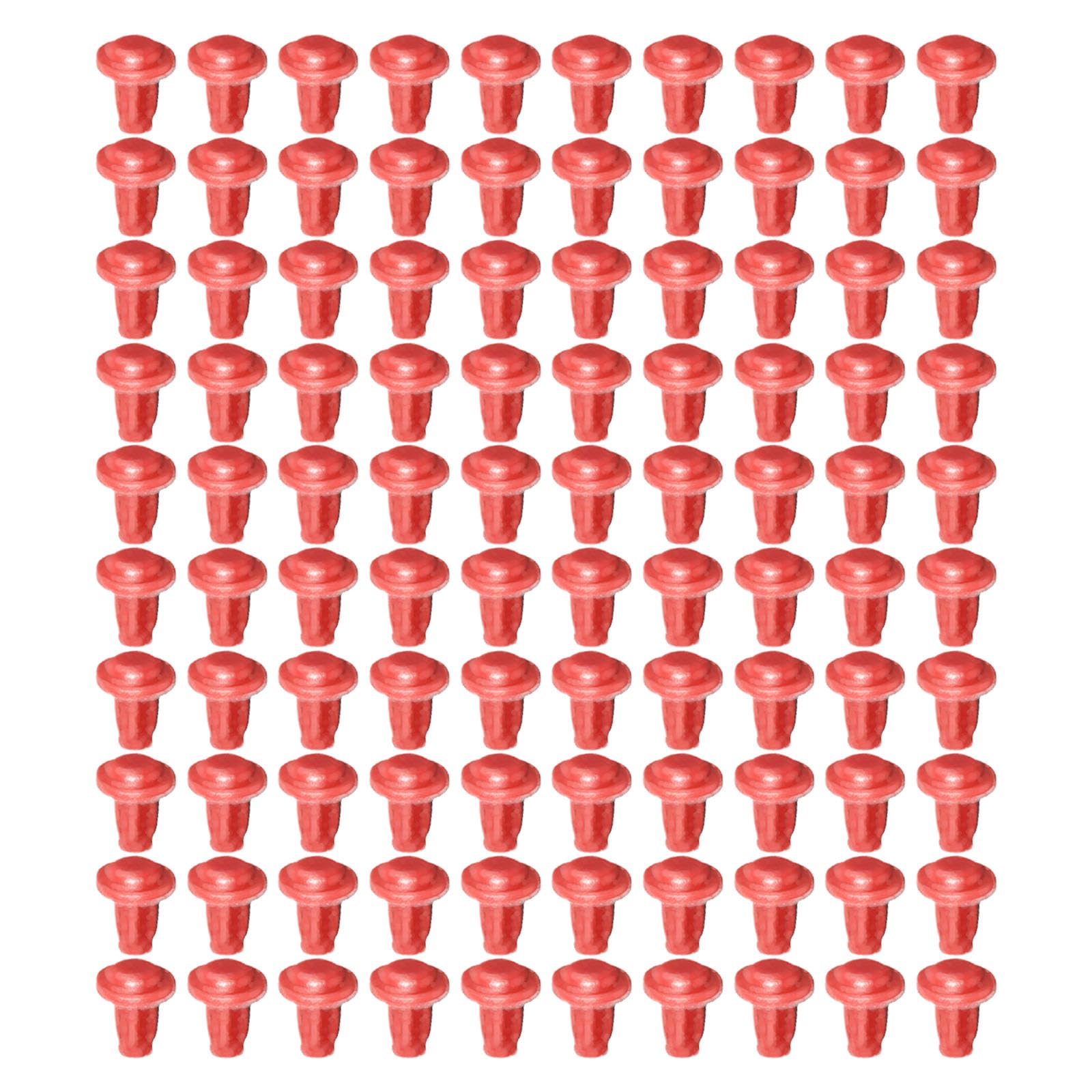 100Pcs Table Furniture Embedded Bumper Silicone Hole Plugs NonSlip Bumper Feet Pad Cabinet Door Grippers Enduring Furniture Accessories
