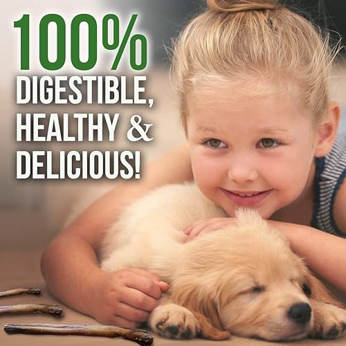 Miniatura 3 de Palitos Bullysticks Organic para perros. Gran bolsa que contiene 10 premios bajos en olor para perro. Carne de res natural y de calidad superior.