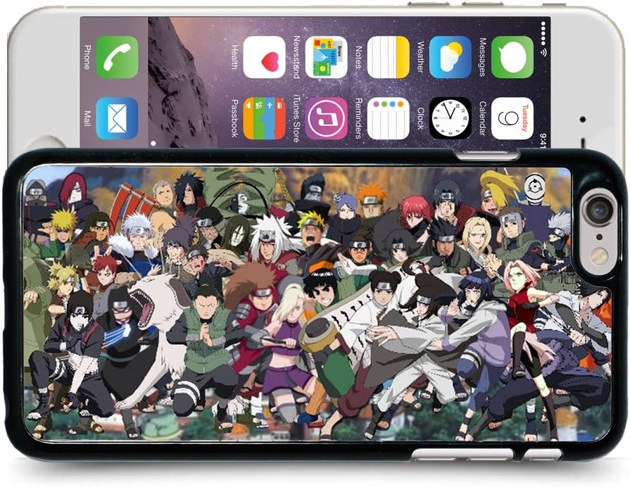 Case88 Designs Naruto Protective Snap-on Hard Back Case Cover for Apple iPhone 6 Plus 5.5"